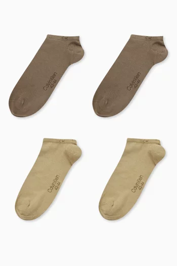 Sneaker Socks in Cotton-blend, Set of 2