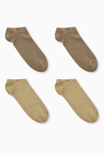 Sneaker Socks in Cotton-blend, Set of 2