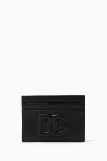 DG Logo Card Holder in Leather