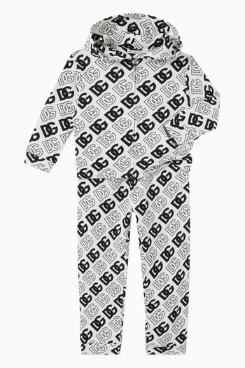 Logo Hoodie in Cotton