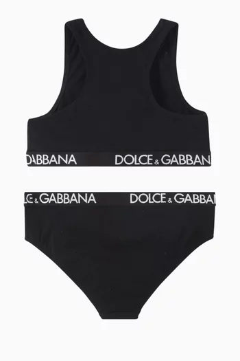 Logo Underwear Set in Nylon