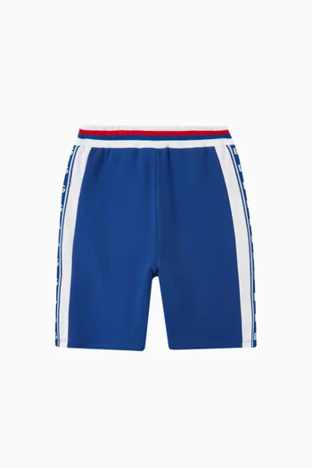 Logo Tape Shorts in Cotton
