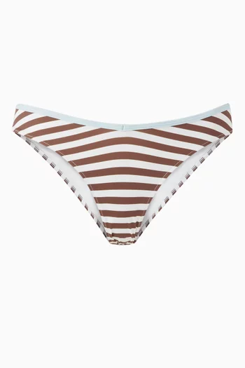 Enzo Striped Bikini Briefs