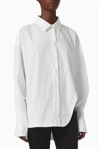 "Diana" Shirt in Cotton Poplin