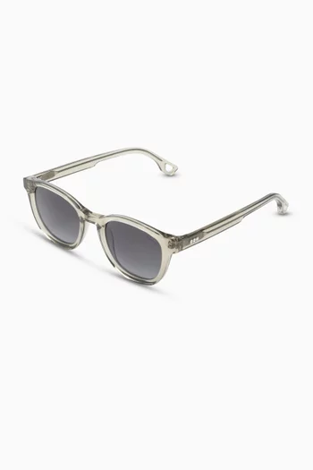 Evan Ash Sunglasses in Acetate     