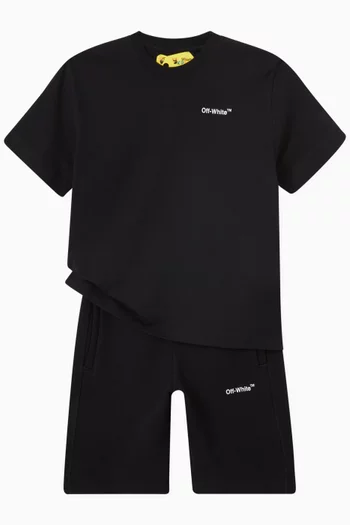 Logo Industrial Shorts in Cotton
