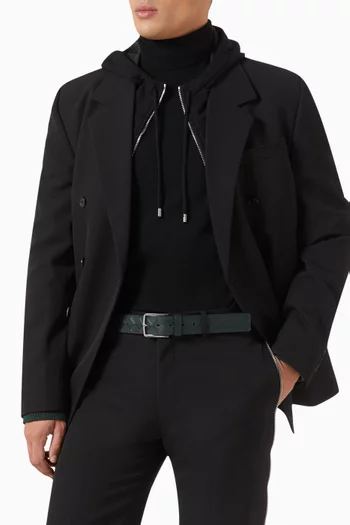 Intrecciato Belt in Leather