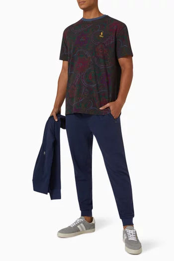 Track Pants in Cotton Jersey  