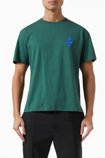 Anchor Patch T-shirt in Cotton