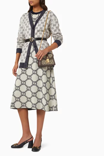 Reversible Top in GG Wool Jacquard