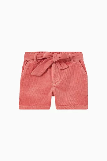 Paper Bag Shorts in Cotton