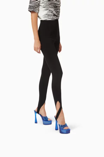 Dalida 140 Glass Platform Sandals in PVC