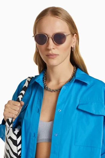 Erno Sunglasses in Metal & Acetate