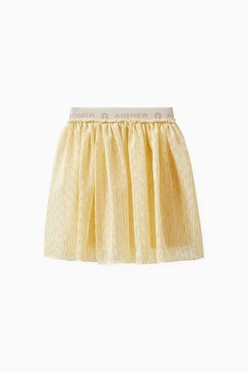 Pleated Skirt in Tulle