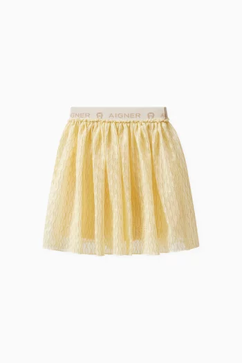 Pleated Skirt in Tulle