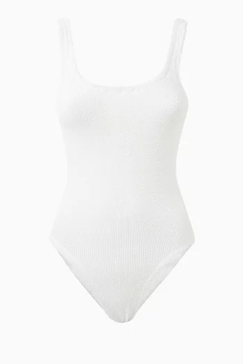 Square Neck One-Piece Swimsuit