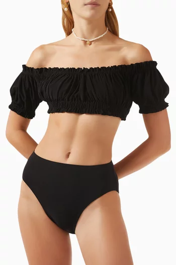 Jose Crop Top in Poly-lycra
