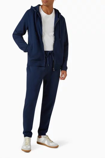 Quinn Zip-up Hoodie in Cotton-modal Blend