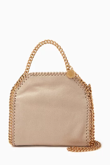 Tiny Falabella Tote Bag in Eco Shaggy Deer