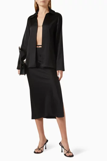 La Chemise Notte Shirt in Viscose-blend