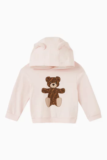 Teddy Bear Hoodie in Cotton
