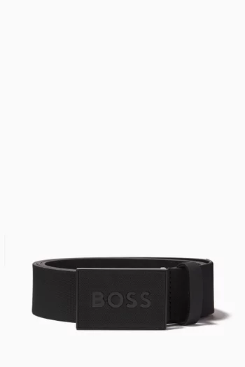 Boss Icon Belt in Leather