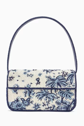 حقيبة كتف تومي مزينة بالخرز