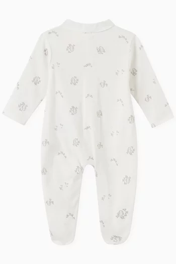 Petit Augustin Sleepsuit in Cotton-poplin