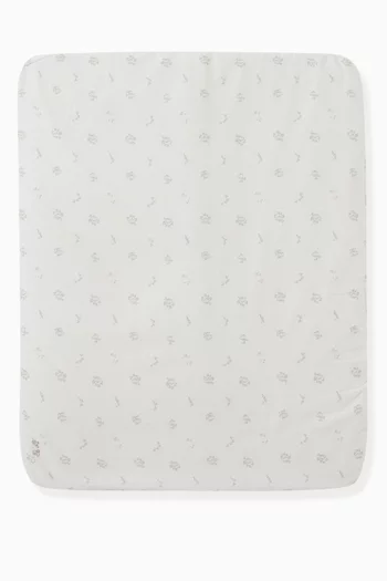Petit Augustin Quilted Blanket in Cotton-poplin