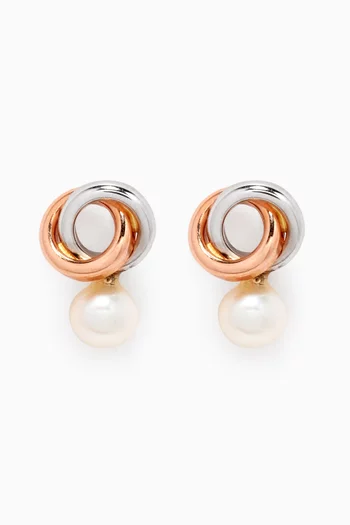 Pearl Earrings in 18kt Gold