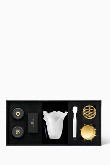 White Cabbage Burner Gift Set
