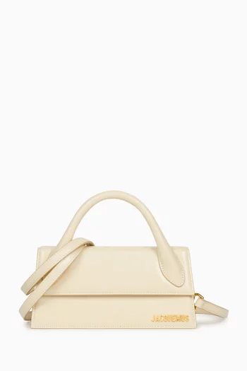 Le Chiquito Long Tote Bag in Smooth Leather