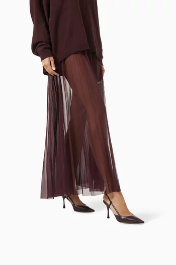 Ascent 85 Slingback Pumps in Leather