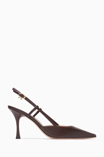Ascent 85 Slingback Pumps in Leather