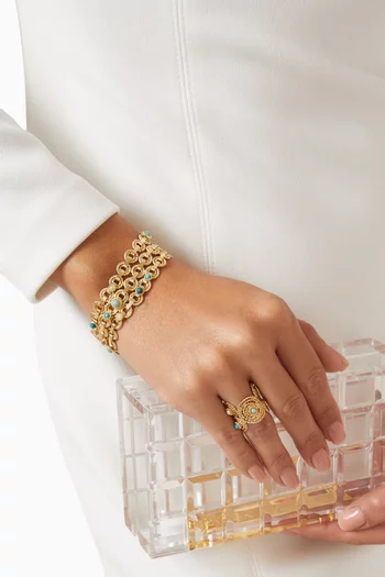 Mistral Bracelet in 24kt Gold-plated Metal