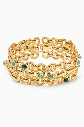 Mistral Bracelet in 24kt Gold-plated Metal