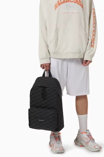 Explorer Backpack in BB Monogram Coated Canvas