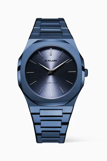 Midnight Ultra Thin Quartz Stainless Steel Watch, 40mm