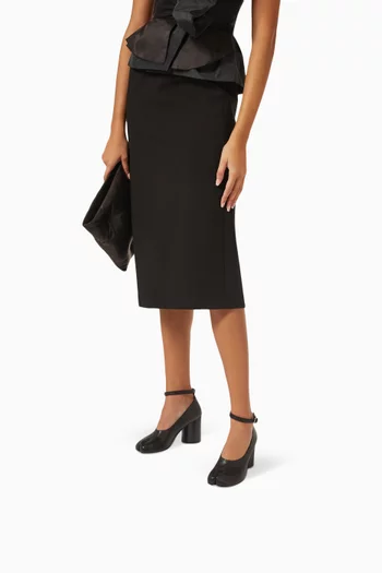 Tabi Court Pumps in Leather