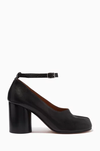 Tabi Court Pumps in Leather