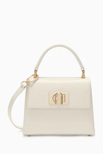 1927 Mini Top Handle Bag in Grained Leather