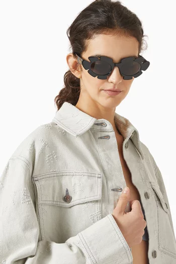Flower Sunglasses in Acetate