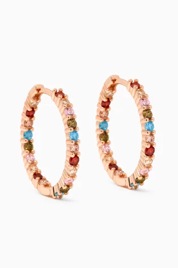 Alana Hoops in Rose Gold-plated Sterling Silver