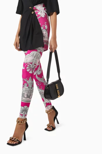 Greca Goddess Shoulder Bag in Leather