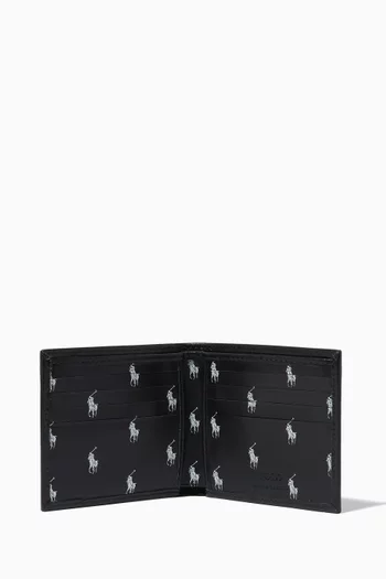 Pony Player Billfold Wallet in Leather