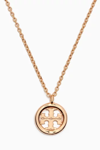 Miller Pendant Necklace in 18kt Gold-plated Brass