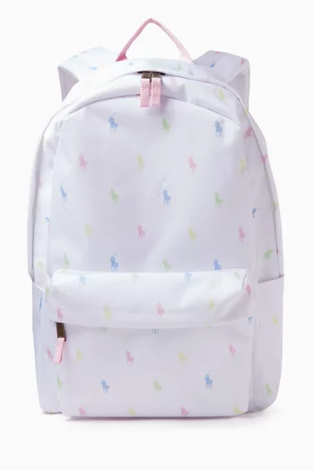Logo-printed Backpack in Nylon