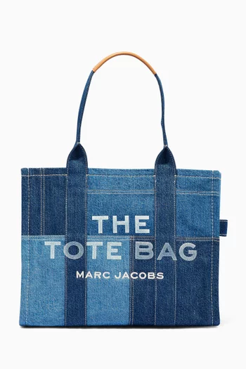 The Large Tote Bag in Denim