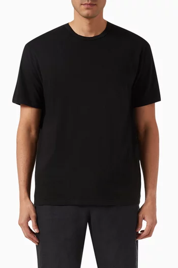 Garment-dyed T-shirt in Cotton Jersey