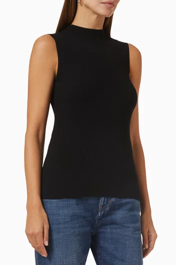 Feskies Sleeveless Top in Rib-knit